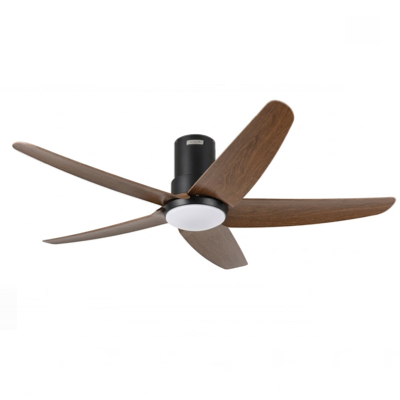 GLOXON 52" DC Ceiling Fan With LED Light 302010 CF5202 LR BLACK WOOD